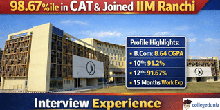 IIM Ranchi Interview Experience: How Goutam Nahar converted IIM Ranchi